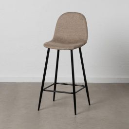 Taburete Taupe Tejido-Metal Salón 45,50 X 45 X 105,50 cm Precio: 72.5032. SKU: B14VEWHAQC