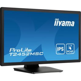 IIYAMA T2452MSC-B1AG Monitor Táctil 23.8" Full HD IPS LED, 1920x1080, 5ms, 60Hz, con HDMI, DisplayPort y USB