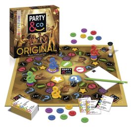Diset Party & Co. Original Juego de Mesa para Toda la Familia +14 Años. Edición Española con 2000 Pruebas y Preguntas, 3+ Jugadores