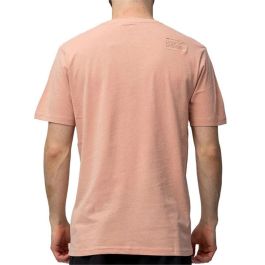 Camiseta de Manga Corta Hombre Kappa Edson Pink Salmón M