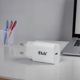Club3D CAC-3020 Cargador USB-C 30W para dispositivos electrónicos (2 unidades, blanco)