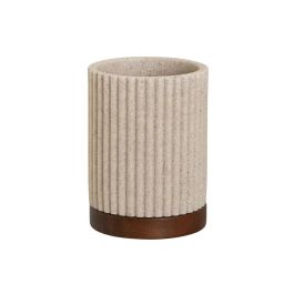 Vaso DKD Home Decor Beige Marron 8 x 11 x 8 cm