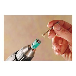 Wolfcraft Portapuntas magnético con limitador de profundidad, imán anular, 6 cm de longitud, metal, uso profesional/doméstico