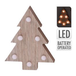 Figura de madera decorativa motivos navidad con led 10x3x13cm colores / modelos surtidos Precio: 4.49999968. SKU: B15RK3PVRJ