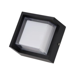 Nishio Aplique LED de Pared Exterior 6W Aluminio Luz Arriba y Abajo 600 Lúmenes