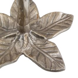 Portavelas Oro Aluminio Decoración 14 X 14 X 24 cm