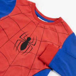 Cerdá Pijama Largo Spiderman Niño 8 Años Single Jersey RED - Pijama de Manga Larga para Niños