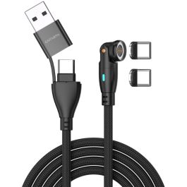 4smarts Cable Magnético USB-C/A GravityCord 100W 1.8m Negro para Carga Rápida y Sincronización de Datos Precio: 32.49999984. SKU: B1K252KV3M