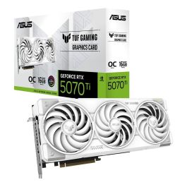 ASUS TUF Gaming RTX 5070 Ti TUF-RTX5070TI-O16G-WHITE-GAMING Tarjeta Gráfica 16 GB GDDR7 Blanca