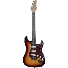 EKO ST100 Guitarra Eléctrica Tipo Strat Sunburst