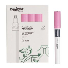 Rotulador Acrilico Carioca Plus Caja De 6 Rosa Precio: 10.50000006. SKU: B1B72CDJ7D