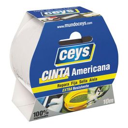 Ceys 507650 Cinta Americana Blanca Extra Resistente 50 mm x 10 m Precio: 6.89000015. SKU: S7914123