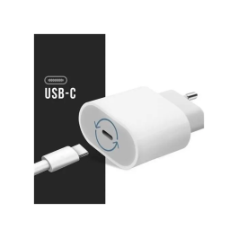 Apple Cargador Adaptador de Corriente USB-C 20W para iPhone 11 y Dispositivos Compatibles