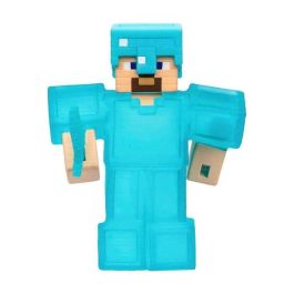 Bandai - Figura Estirable de Minecraft Goo Jit Zu, Modelos Surtidos Aleatorios, Medidas 19,5x24,5x6 cm, Para Niños +4 Años