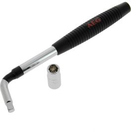 Llave Extractora Telescópica para Quitar Ruedas, Enchufe Reversible 17/19mm, Mayor Palanca