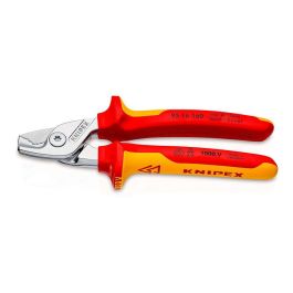 Knipex 9516160SB Tijera Cortacables con Corte Escalonado para Cobre y Aluminio hasta 50mm² (ø15 mm), Mangos Aislados VDE, 160 mm Precio: 60.78999949. SKU: S7914513