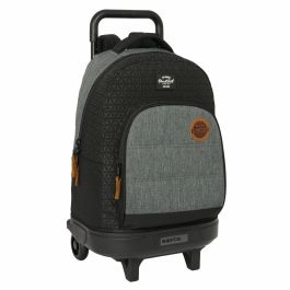 Mochila Escolar con Ruedas BlackFit8 Old school Negro Gris 33 x 45 x 22 cm Precio: 26.49999946. SKU: B152M5KKDT
