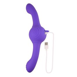 Consolador de Doble Penetración Evolved Our Gyro Vibe Morado Consolador de Doble Penetración Evolved Our Gyro Vibe Morado