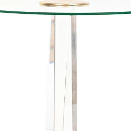DKD Home Decor Mesita Auxiliar Glam Desmontable, de Metal y Acrílico, Colores Dorado y Transparente, Medidas 42x62x42 cm DKD Home Decor Mesita Auxiliar Glam Desmontable, de Metal y Acrílico, Colores Dorado y Transparente, Medidas 42x62x42 cm