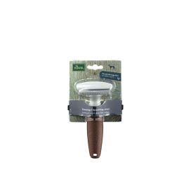 Hunter Peine de Curry para Stripping Cuchilla Especial Talla M, Acero Inoxidable, Mango Ergonómico para Perros y Caballos
