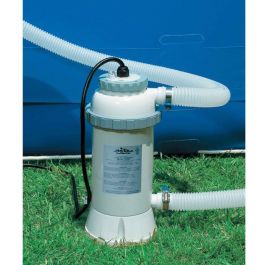 Intex Calentador de piscina hasta 12 m³ - Fácil uso, Conexión 32 mm, Compatible con sal, Detector de nivel de agua y Doble protección térmica Intex Calentador de piscina hasta 12 m³ - Fácil uso, Conexión 32 mm, Compatible con sal, Detector de nivel de agua y Doble protección térmica