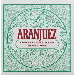 Aranjuez 400 - Cuerdas para Guitarra Clásica Nylon Concert Silver Tensión Alta Precio: 14.49999991. SKU: B15TYH8GE4