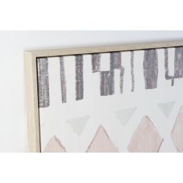 DKD Home Decor Cuadro Boho Beige Negro Rosa Palo 4 x 140 x 100 cm (2 Unidades)
