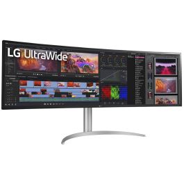 124.46cm/49" (5120x1440) LG UltraWide 49BQ95C-W 32:9 UWDQHD NanoIPS Curved 5ms 144Hz DisplayHDR400 HDMI DP USB-C Speaker