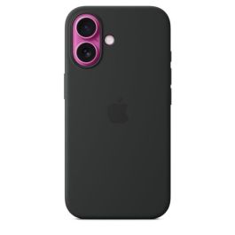 APPLE iPhone 16 - Funda de silicona con MagSafe - Negra APPLE iPhone 16 - Funda de silicona con MagSafe - Negra