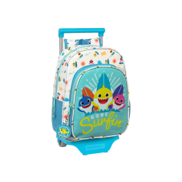 Mochila Escolar con Ruedas Baby Shark Surfing Azul Blanco 26 x 34 x 11 cm Precio: 26.8899994. SKU: B16XJ5W4FP