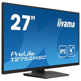 iiyama ProLite T2752MSC-B1 - Monitor Táctil 27" Full HD (1920x1080) IPS 5ms 60Hz con Altavoces, HDMI, DisplayPort y USB