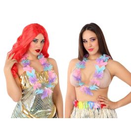 Collar Hawaiano Multicolor Con Flores Grandes Para Disfraces Tropicales Precio: 0.88999977. SKU: B1FQF3GDP4