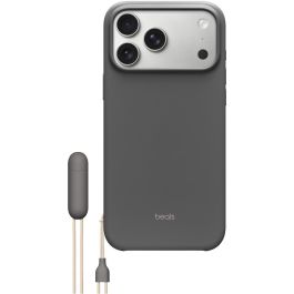 Beats MGY94LL/A Kickstand Case iPhone 17 Pro Max con MagSafe, Control Cámara y Soporte – Granito Gris