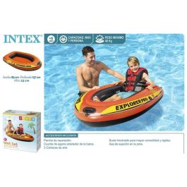 Intex Barca Hinchable Explorer Pro 50 137x85x23 cm para + 6 Años