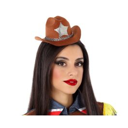 Sombrero Cowgirl Rojo Mini Mujer Adulto - Accesorio Disfraz Oeste con Estrella Sheriff y Cinta Decorativa Precio: 1.98999988. SKU: B1JQXR4XL5