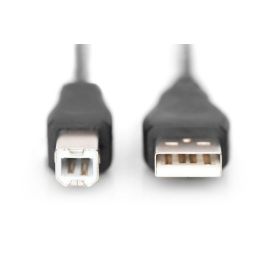 Digitus USB connection cable, type A - B M/M, 1.8m, USB 2.0 suitable, bl Digitus USB connection cable, type A - B M/M, 1.8m, USB 2.0 suitable, bl