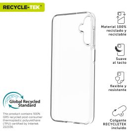 muvit for change funda compatible con Samsung Galaxy A17 transparente