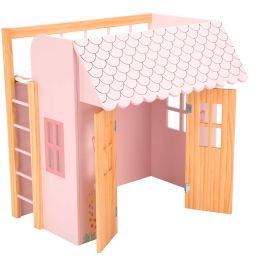 Muñecas Arias Cama-casita Nature para Muñecas con 3 Perchas 50x39x50 cm Muñecas Arias Cama-casita Nature para Muñecas con 3 Perchas 50x39x50 cm