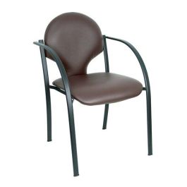 Silla Piqueras Y Crespo Hellin Confidente Ergonomica Con Brazos Fijos Apilable Estructura Negra Asiento Y Respaldo Tapizados Similpiel Marron Oscuro Pack De 2 (Set de 2) Precio: 469.89000003. SKU: S5703830