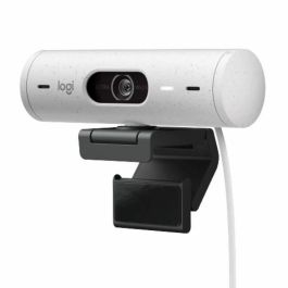 Logitech Brio 500 Webcam, Blanco Crudo, 1080p/30 fps, Micrófono Estéreo, Zoom Digital 4x, Tapa de Privacidad Precio: 117.49999998. SKU: S7181228