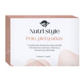 Nutri Style Pelo+Piel+Uñas Complemento Alimenticio 30 Cápsulas con Vitaminas, Minerales y Aminoácidos Precio: 11.9989342. SKU: B1GGKSH7FD