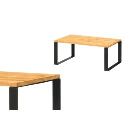 Kinvara Set 2 Baldas Bambú Patas Marrón y Negro 29.7 x 19.3 cm (Set de 6) Precio: 48.89000039. SKU: B1KF5MLLHX