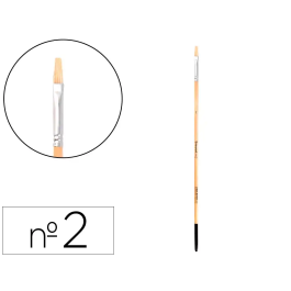 Liderpapel Pincel Nº 2 Punta Plana Cerdas para Óleo y Acrílica Certificado FSC Precio: 10.7448. SKU: B16FV9VMDX