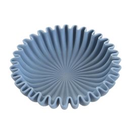 DKD Home Decor Hangzhou design 26a Centro Mesa Atlantico Azul Marino Blanco Resina 30 x 7 x 30 cm (2 Unidades)