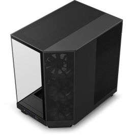 NZXT H6 Air Flow Midi Tower PC Negro - 3x120mm Ventiladores, Soporte ATX/microATX/Mini-ITX, Vidrio Templado, CC-H61FB-01