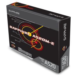 Sapphire A520M-E Placa Base AMD A520, Socket AM4, micro-ATX, Compatible con Ryzen 3000/4000/5000 Series, DDR4 64 GB, PCIe 3.0, M.2, HDMI, VGA