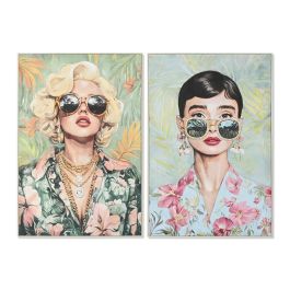 Lienzo Home ESPRIT Azul Verde 82,5 x 3,5 x 122,5 cm (2 Unidades) Precio: 201.78999995. SKU: B178SEKQCV