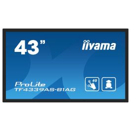iiyama TF4339AS-B1AG Pantalla Táctil 108cm (43") 4K Ultra HD LED 16:9 IPS 8ms 500cd/m² 2xHDMI DP USB Negro