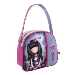 Bolso de Mano Gorjuss Cheshire cat Morado (30 x 28,5 x 11,5 cm) Bolso de Mano Gorjuss Cheshire cat Morado (30 x 28,5 x 11,5 cm)
