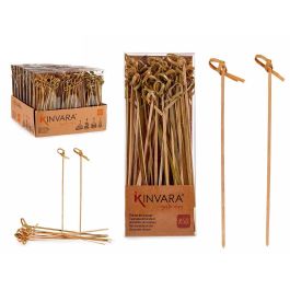 Set 50 Brochetas de Bambú Natural Kinvara 7x18x3 cm (48 Unidades)